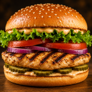 Grilled Chicken Burger