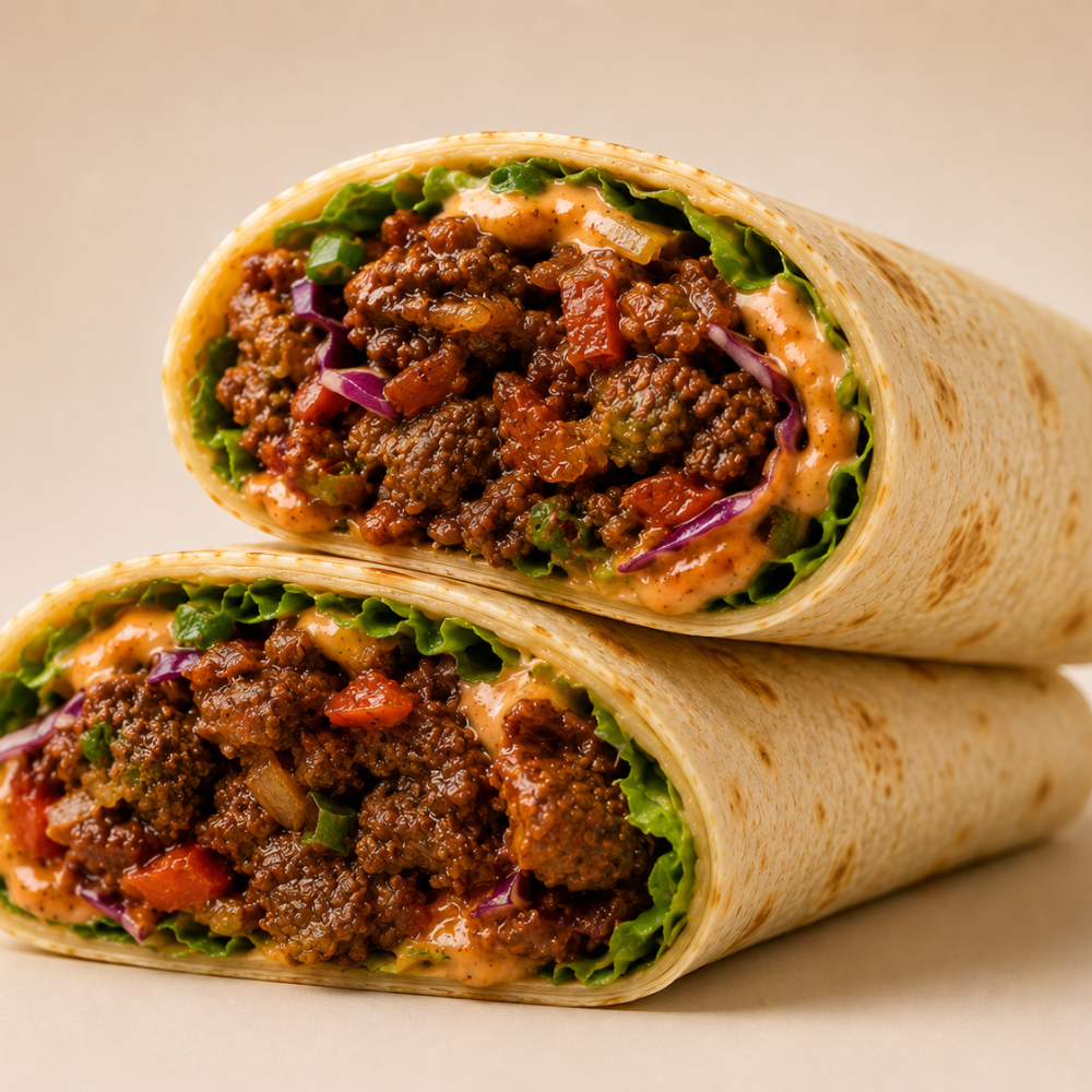 Spicy Beef Wrap